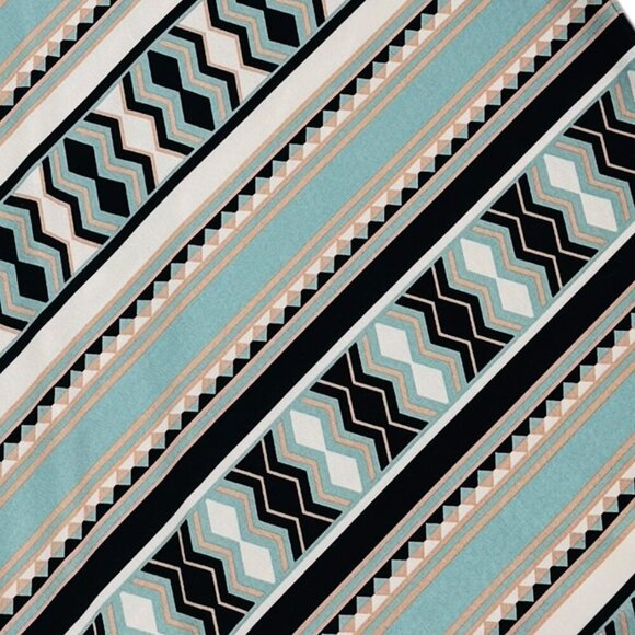 BCBG MaxAzaria Twist Front Aztec Print Spaghetti Strap Dress Women's Size Small - Picture 6 of 9